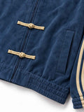 adidas Originals 2026 Chinese-Style Tang Track Jacket Navy Blue