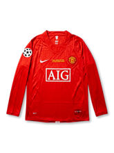 Manchester United 2008 Champions League Final Home Long Sleeve Shirt #7 Ronaldo