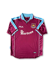 West Ham United Home Jersey — Dr. Martens Sponsor 1999/2001