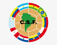 South American colors, football heritage. South American National Teams｜Collection logo