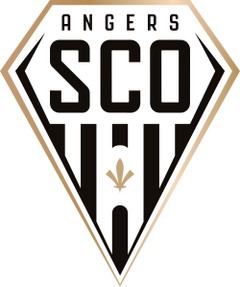 Black and white from Angers roots. Angers SCO｜Ligue 1 Collection logo