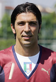 Gianluigi Buffon, Buffon jersey, Buffon goalkeeper jersey, Gianluigi Buffon football shirt, Buffon Juventus, Buffon Parma, Buffon Italy, Buffon PSG, Italy 2006 World Cup, Juventus goalkeeper legend, Parma 1998-99, Juventus 2001-2018, Italy national team goalkeeper, Gigi Buffon, legendary soccer goalkeepers logo