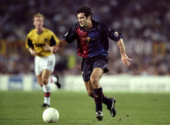 Elegance defines wide play mastery. Luís Figo｜Icon Collection logo