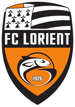 Orange and black from Brittany roots. FC Lorient｜French Club Collection logo