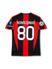 AC Milan 2010-11 Champions League Home Shirt #80 Ronaldinho