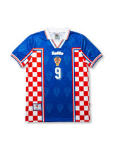 Croatia 1998 World Cup Away Shirt #9 Davor Suker