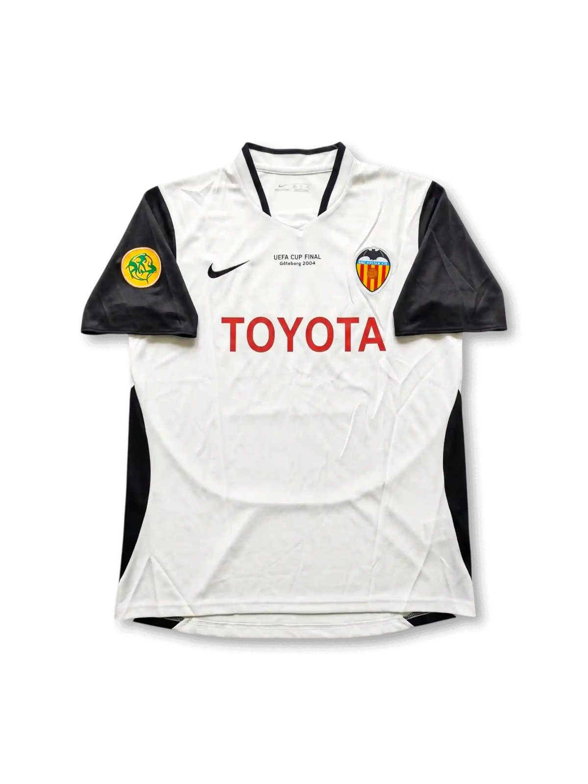 Valencia 2004 UEFA Cup Final Home Shirt #21 Aimar