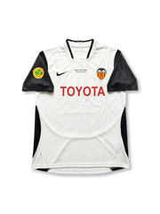 Valencia 2004 UEFA Cup Final Home Shirt #21 Aimar