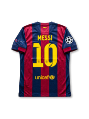 Barcelona 2015 Champions League Final Home Shirt #10 Messi