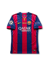 Barcelona 2015 Champions League Final Home Shirt #10 Messi