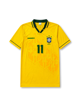 Brazil 1994 World Cup Home Shirt #11 Romário