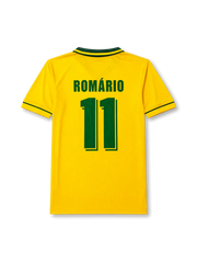 Brazil 1994 World Cup Home Shirt #11 Romário