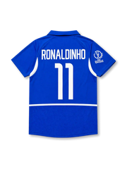Brazil 2002 World Cup Away Shirt #11 Ronaldinho