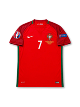 Portugal 2016 Euro Final Home Shirt #7 Ronaldo