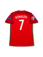 Portugal 2016 Euro Final Home Shirt #7 Ronaldo