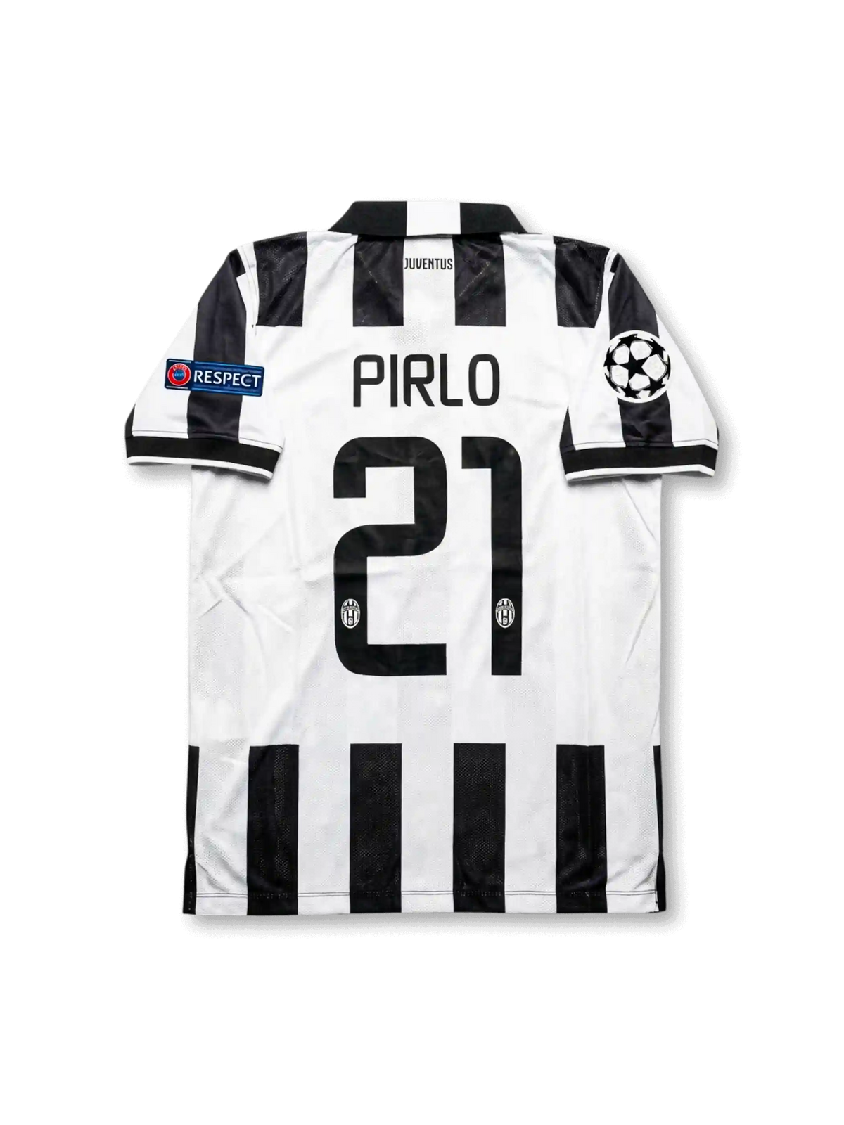 Juventus 2013-14 Home Jersey Pirlo 21 UEFA Champions League
