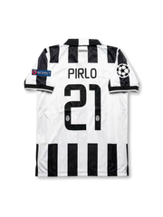 Juventus 2013-14 Home Jersey Pirlo 21 UEFA Champions League
