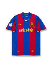 Barcelona 2007-08 Home Jersey #19 Messi