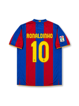Barcelona 2006-07 Home Jersey #10 Ronaldinho