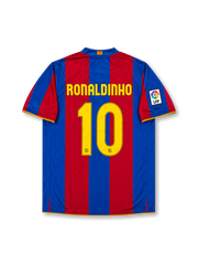 Barcelona 2006-07 Home Jersey #10 Ronaldinho
