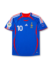 France 2006 World Cup Home Shirt #10 Zidane