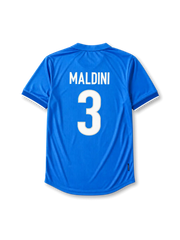 Italy 1998 World Cup Home Shirt #3 Maldini