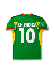 Senegal 2002 World Cup Home Jersey Khalilou Fadiga #10