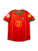 Portugal 2004 Home Shirt #17 Ronaldo