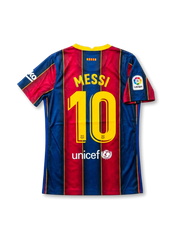Barcelona 2020-21 Home Shirt #10 Messi