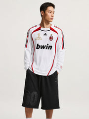 AC Milan 2006/07 Champions League Final Away Long Sleeve Jersey