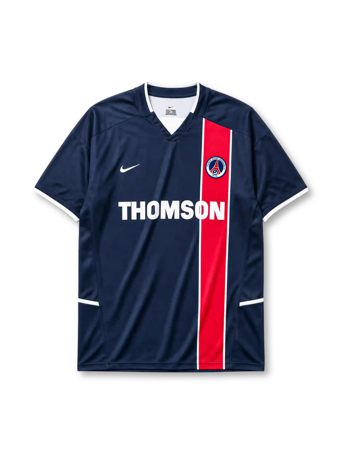 Paris Saint-Germain 2002-03 home jersey with central red stripe