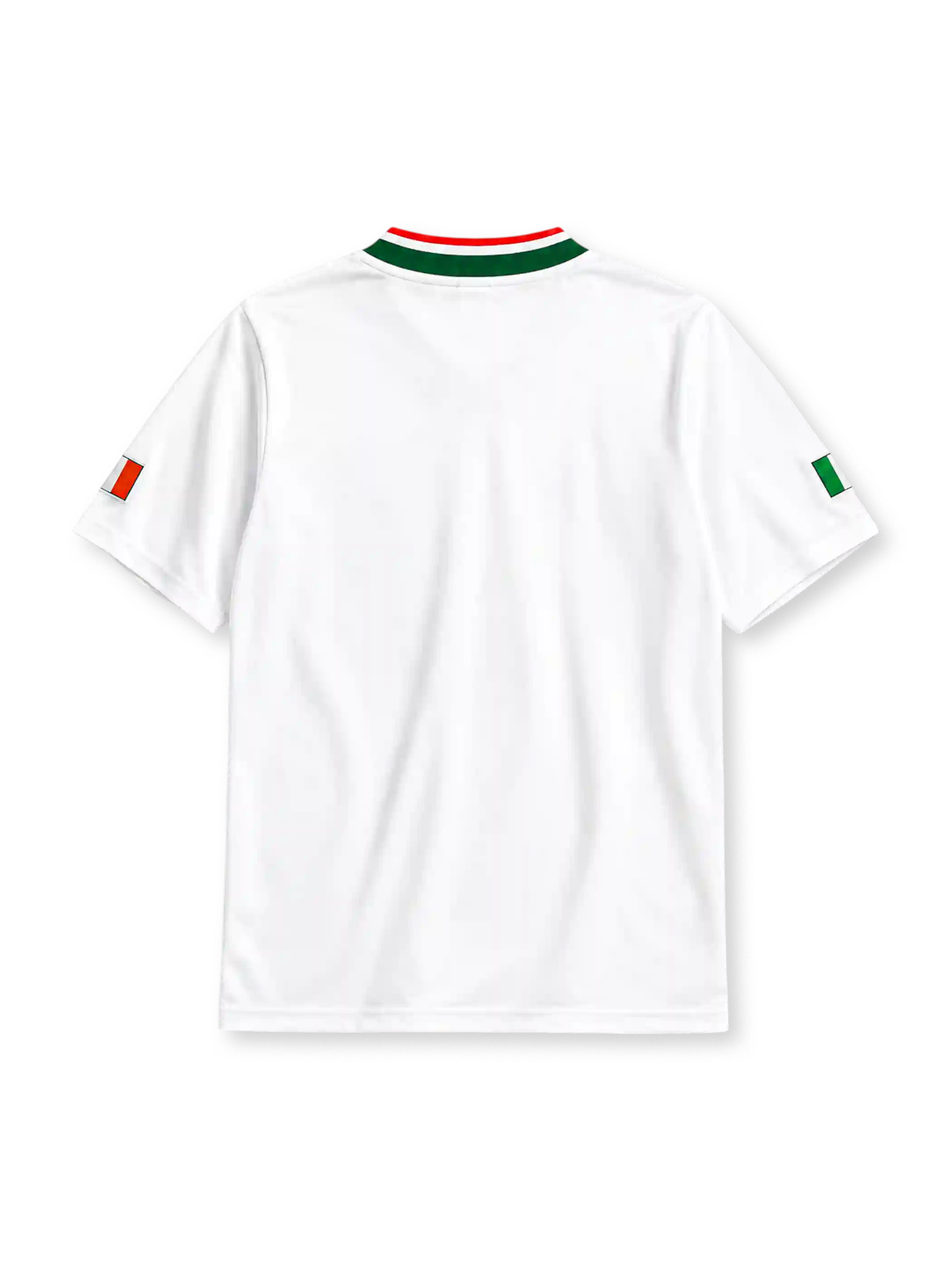 Republic of Ireland 1994 away jersey in white with green stripes