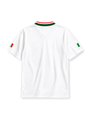 Republic of Ireland 1994 away jersey in white with green stripes