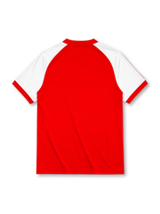 Wales 1982 home football shirt by Adidas with three-stripe sleeves and FAW crest