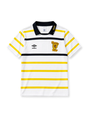 Scotland 1988/91 away football shirt by Umbro with navy and yellow stripes and SFA crest