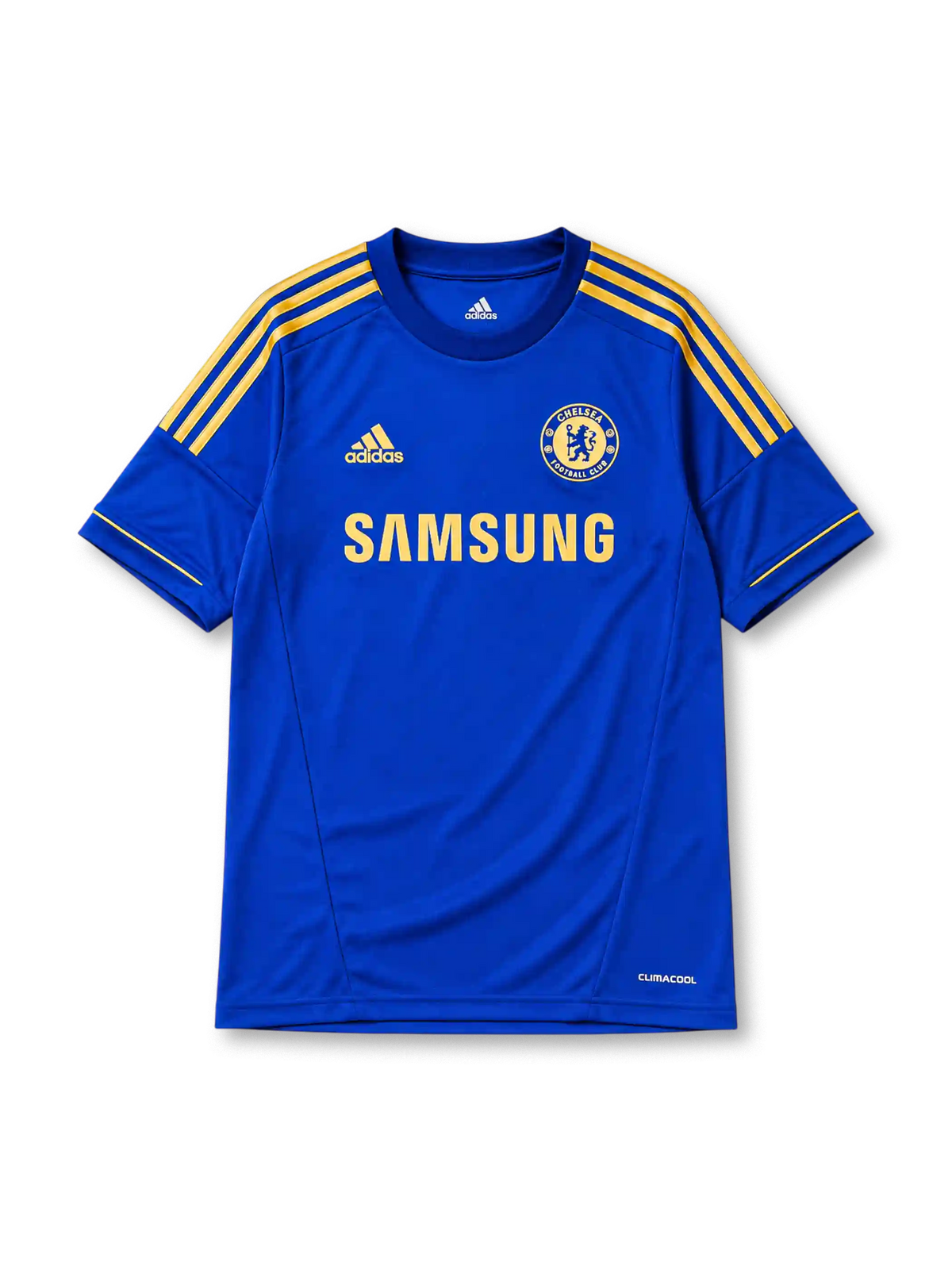 Chelsea 2012/13 home football shirt by Adidas with Samsung sponsor logo and club crest