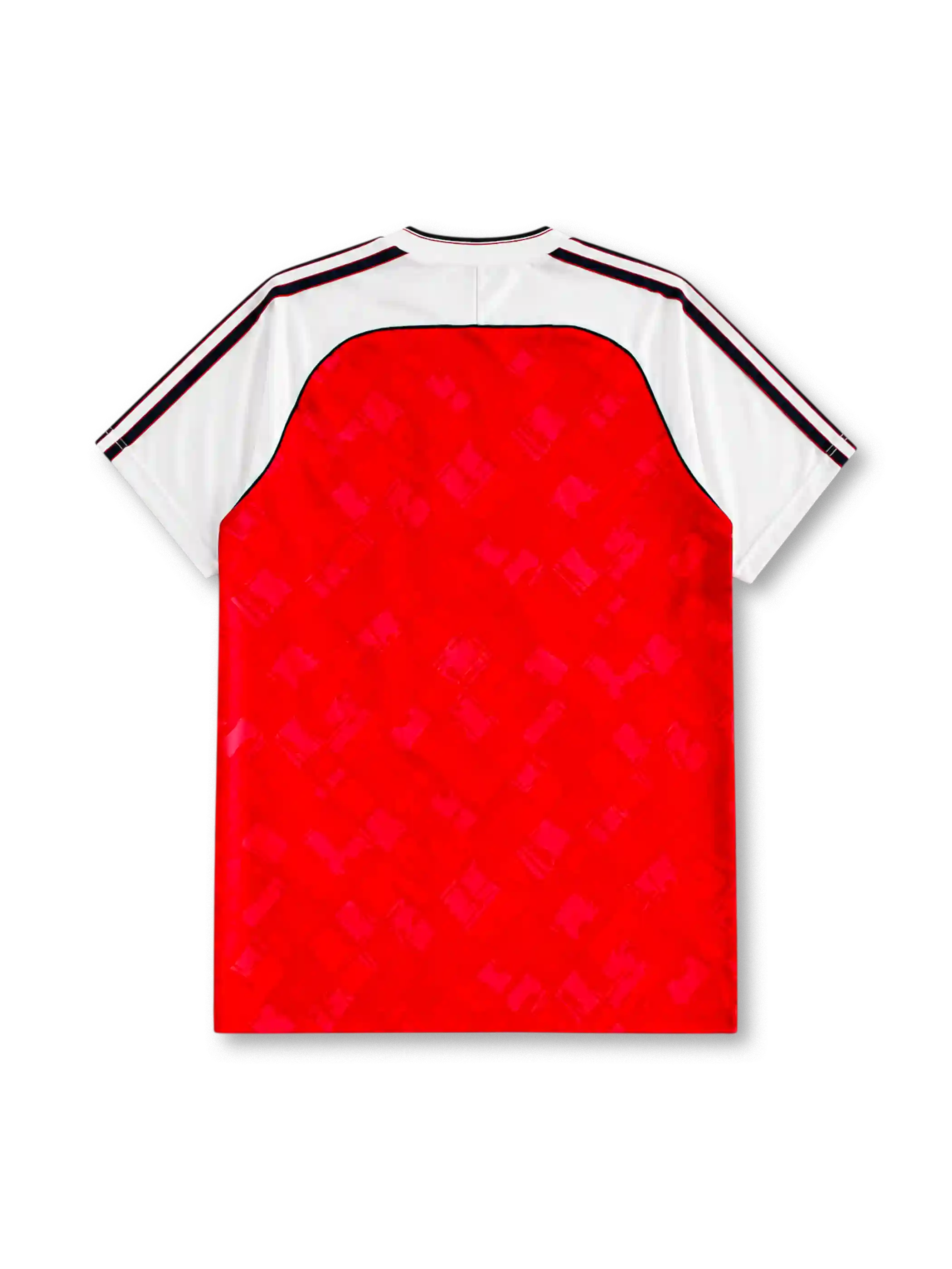 Arsenal 1990/92 home football shirt by Adidas with JVC sponsor logo and cannon crest
