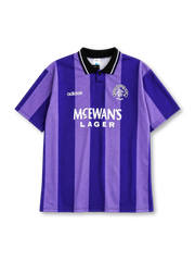 Rangers 1994/95 third football shirt by Adidas in purple with McEwan's Lager sponsor logo