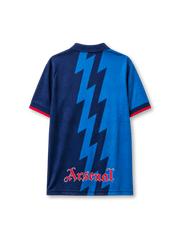 Arsenal 1995 away football shirt by Nike with lightning bolt graphic and JVC sponsor logo