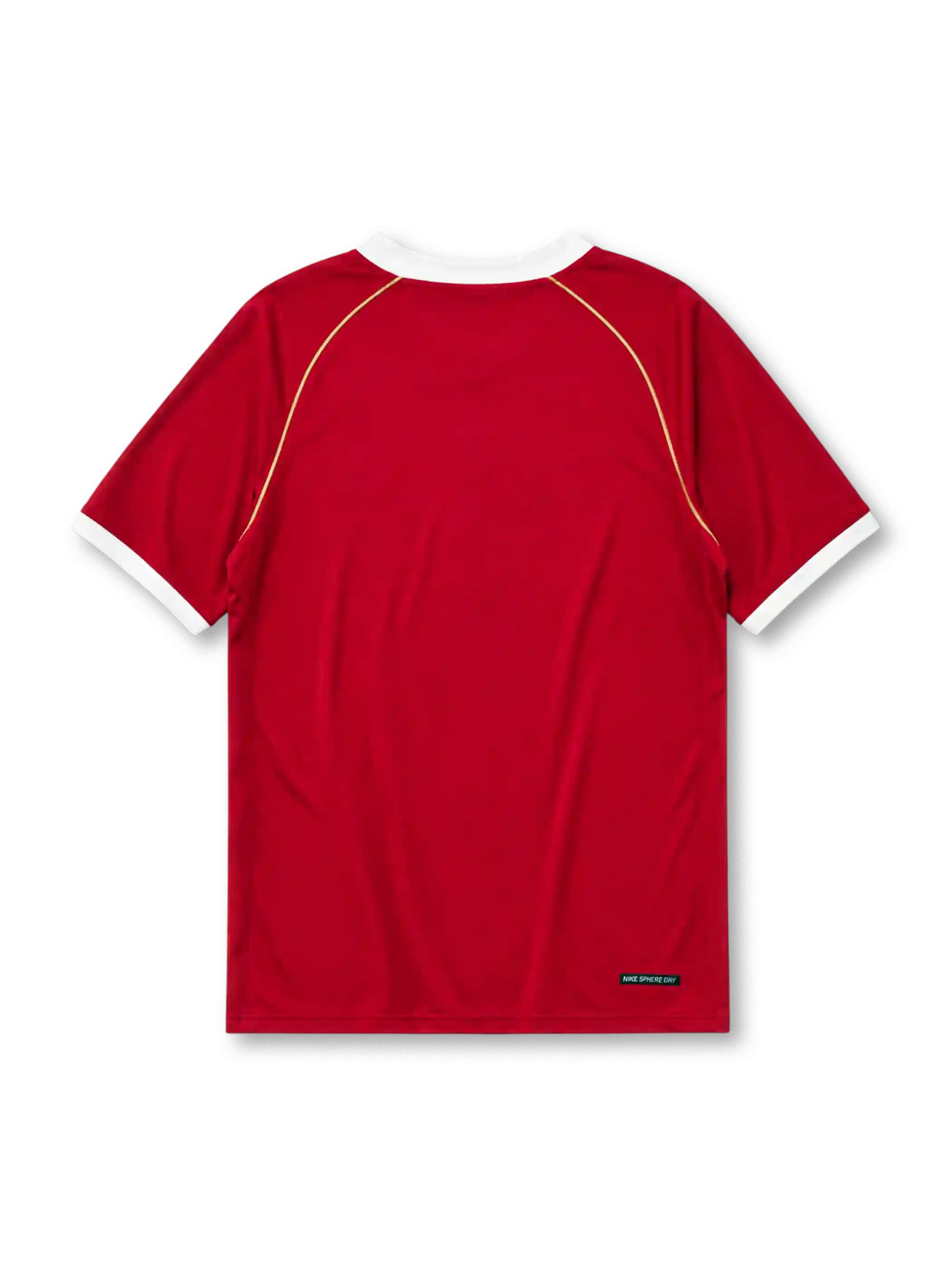Manchester United 2006/07 home football shirt by Nike with AIG sponsor logo and gold piping
