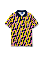 Scotland 1988/89 third football shirt by Umbro with geometric diamond pattern and SFA crest