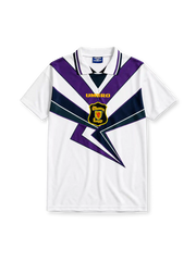 Scotland 1994/96 away football shirt by Umbro with lightning bolt graphic and SFA crest