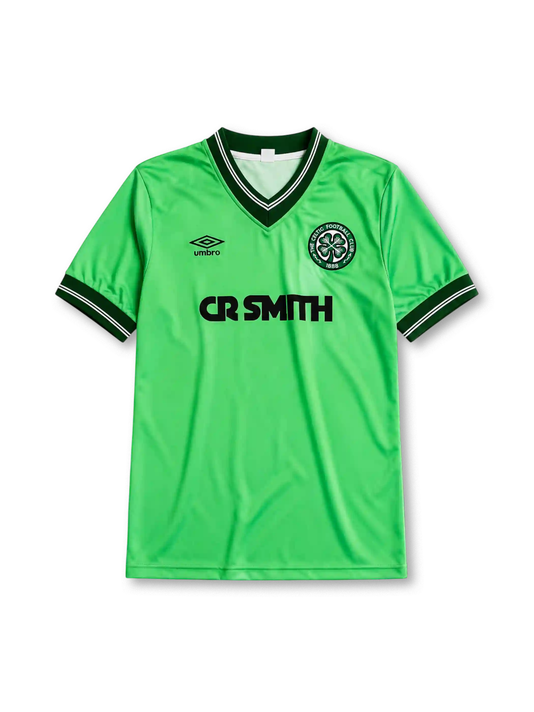 Celtic 1984/86 home football shirt by Umbro with CR Smith sponsor logo and club crest