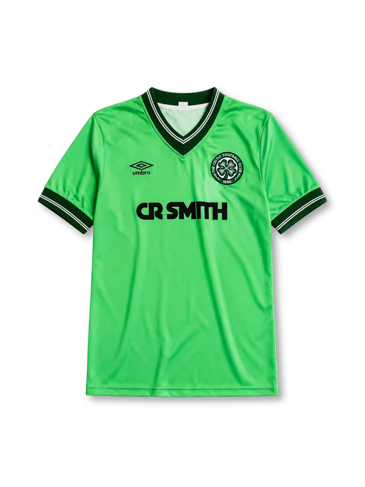 Celtic 1984/86 home football shirt by Umbro with CR Smith sponsor logo and club crest