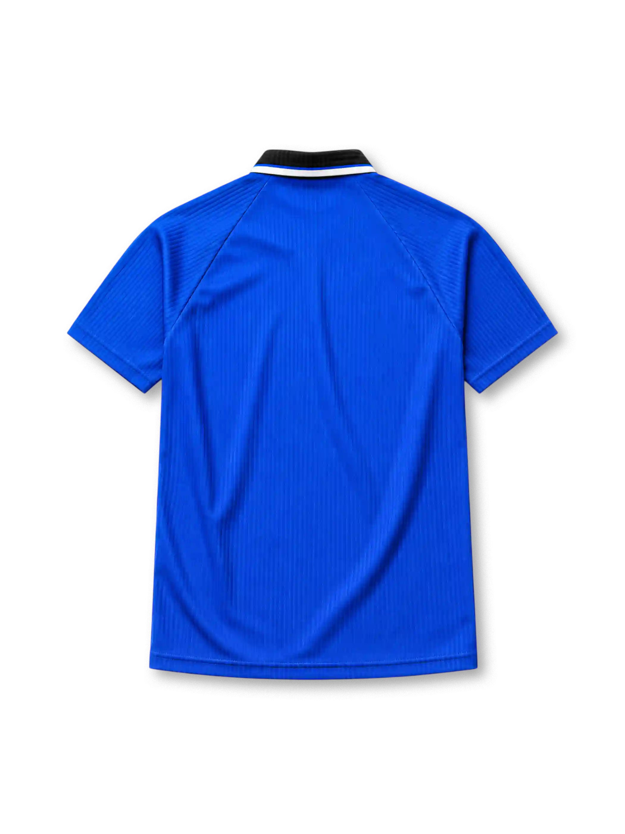 Manchester United 1996/98 third football shirt by Umbro in royal blue with Sharp sponsor logo