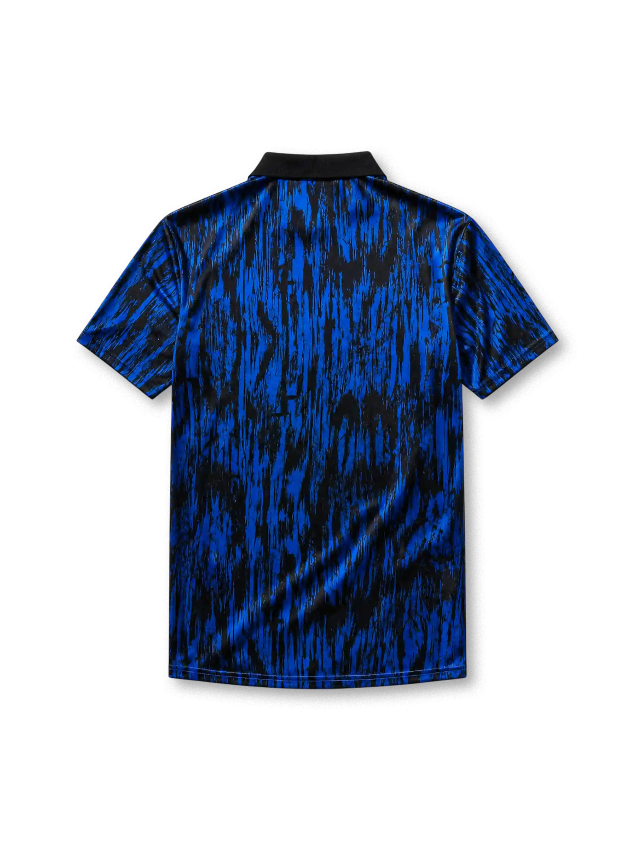 Manchester United 1992/93 away football shirt by Umbro with streaked blue and black print
