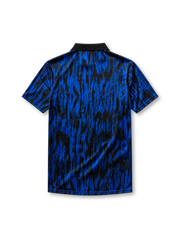Manchester United 1992/93 away football shirt by Umbro with streaked blue and black print