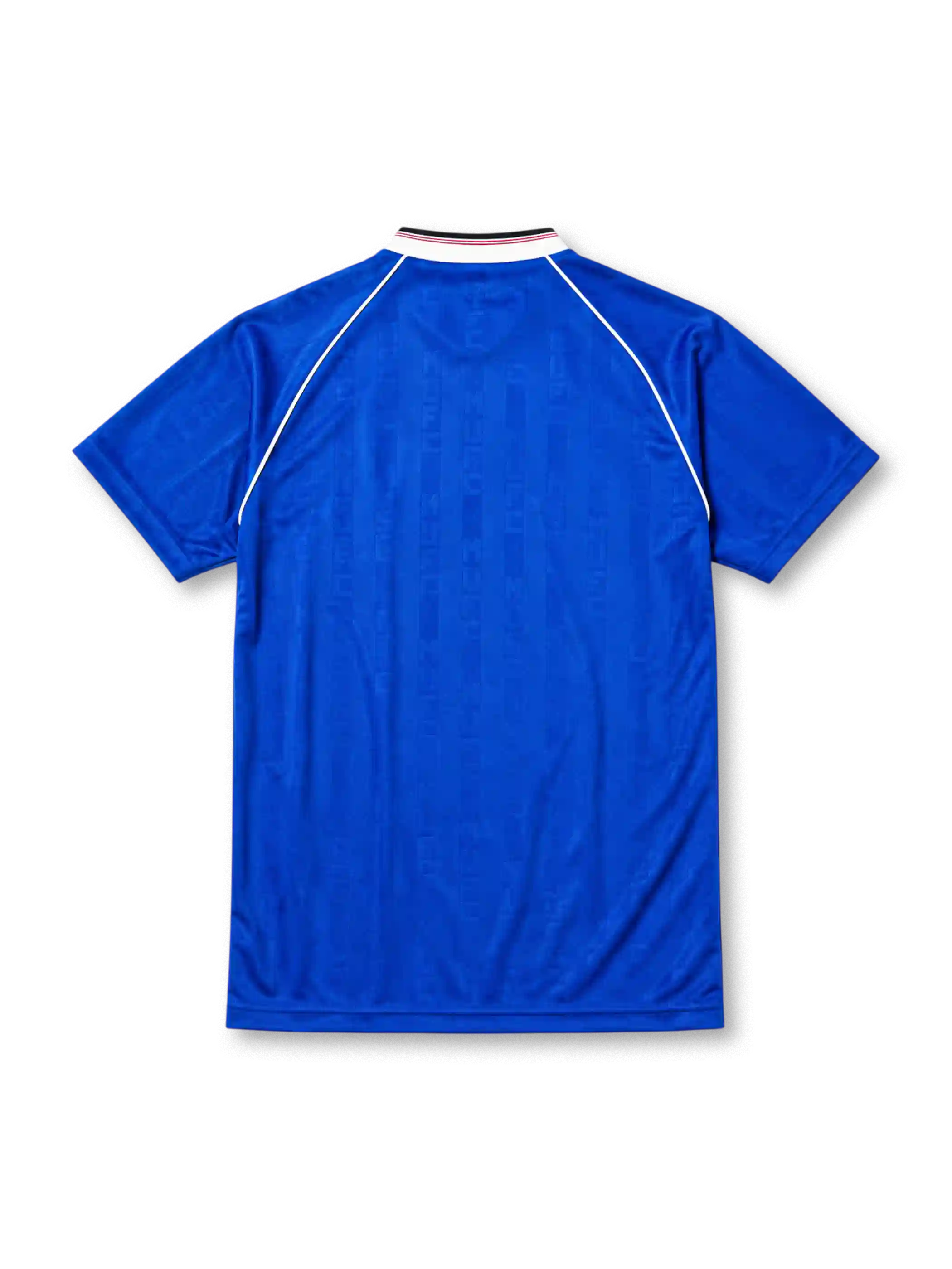 Manchester United 1988/90 third football shirt by Adidas in royal blue with Sharp sponsor logo