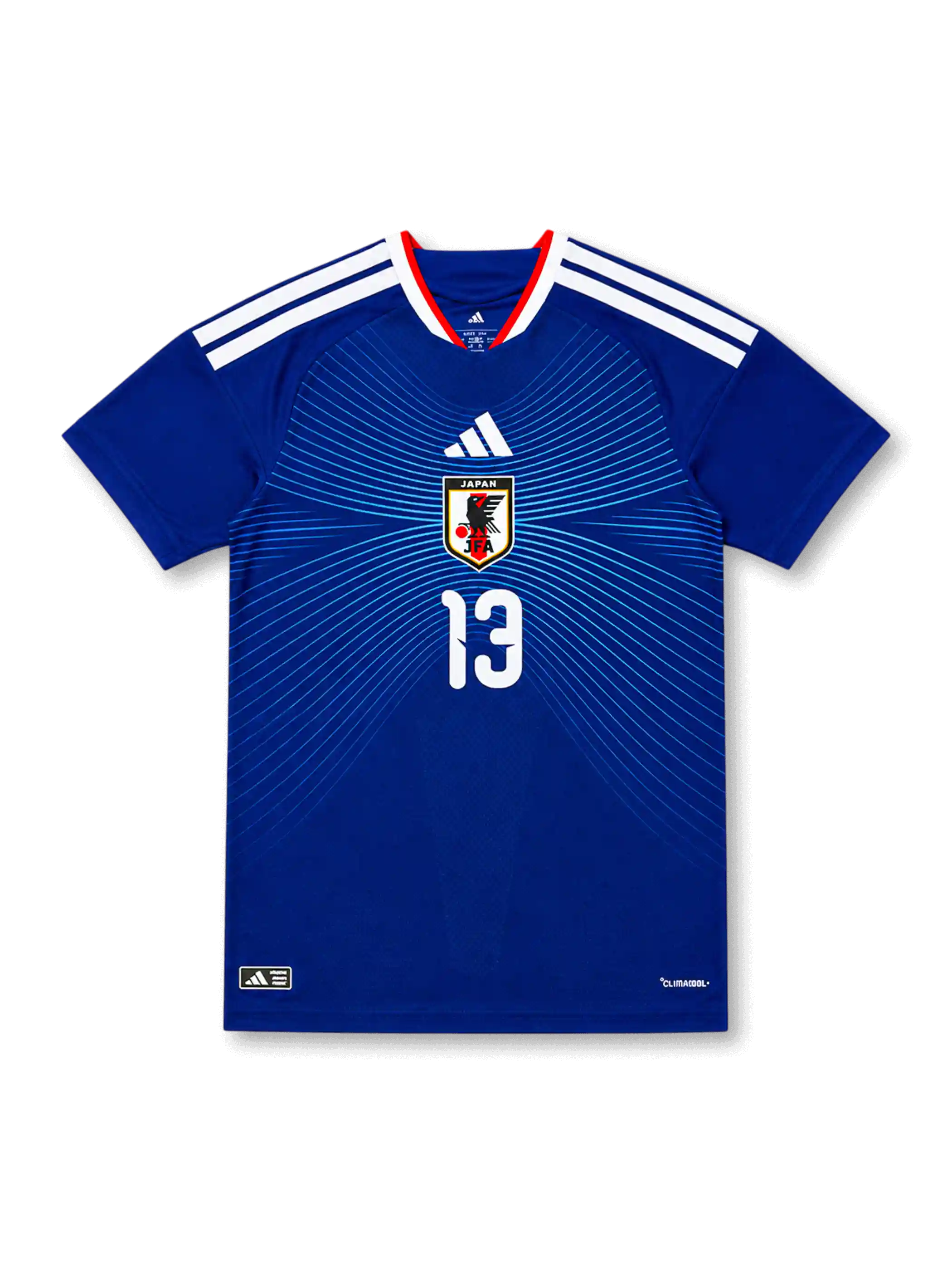Japan 2026 home authentic blue football shirt with NAKAMURA name and number 13