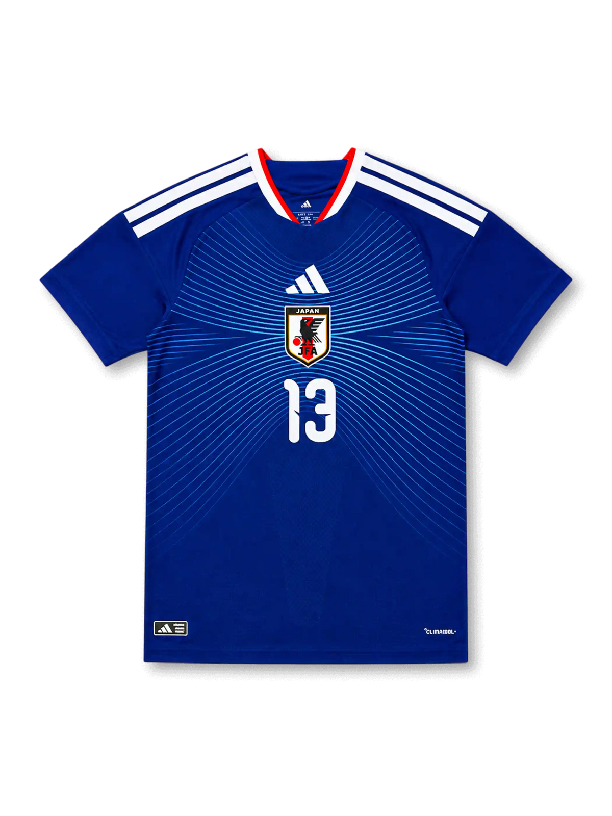 Japan 2026 home authentic blue football shirt with NAKAMURA name and number 13